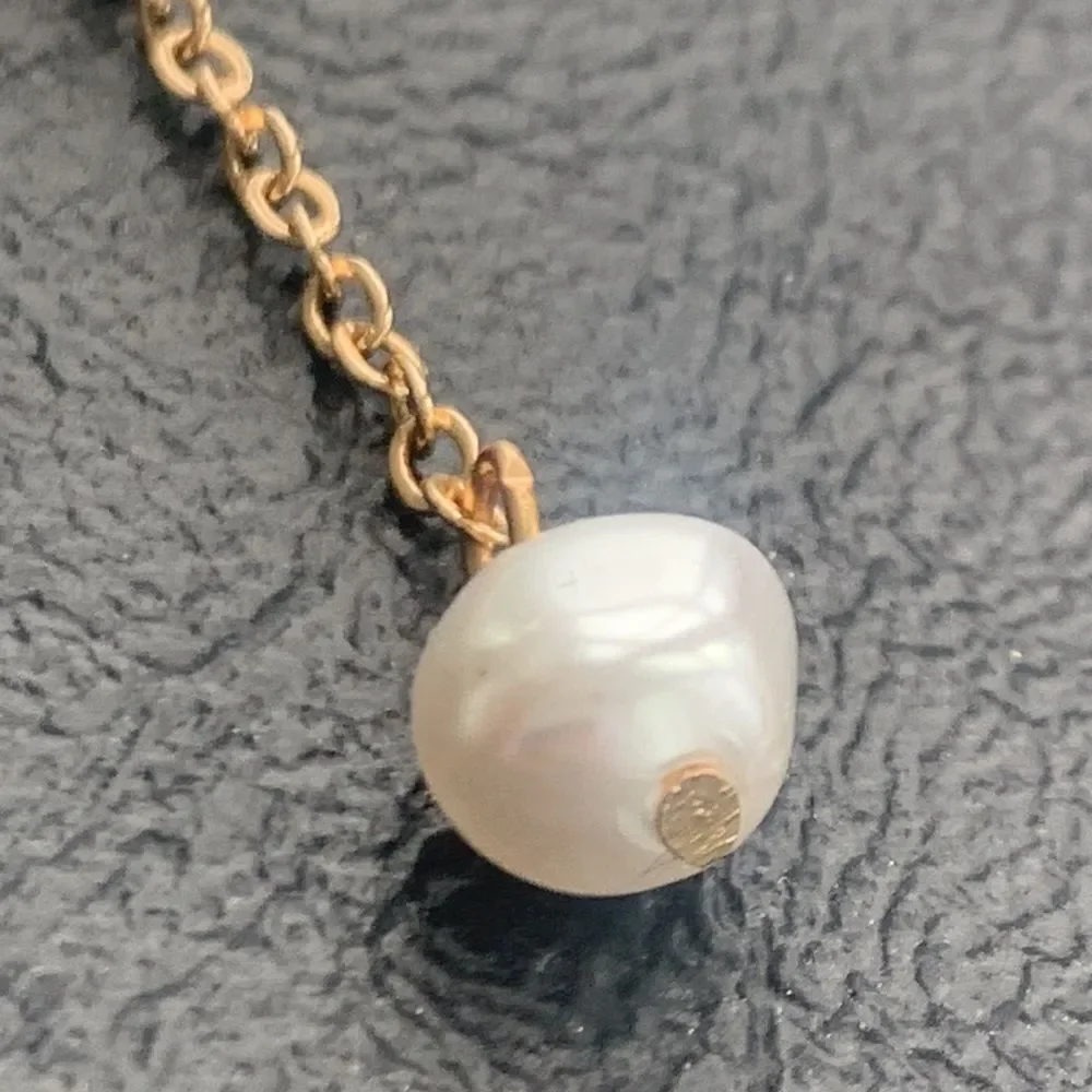 Mason & Madison Faux Pearl Adjustable Bracelet with Faux Jade Charm